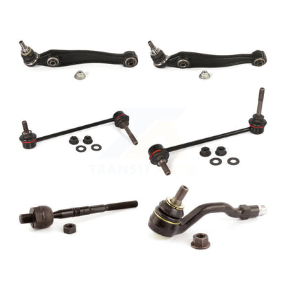 Suspension Control Arm Ball Joint Tie Rod End Link Front Kit (6Pc) For BMW X5 X6