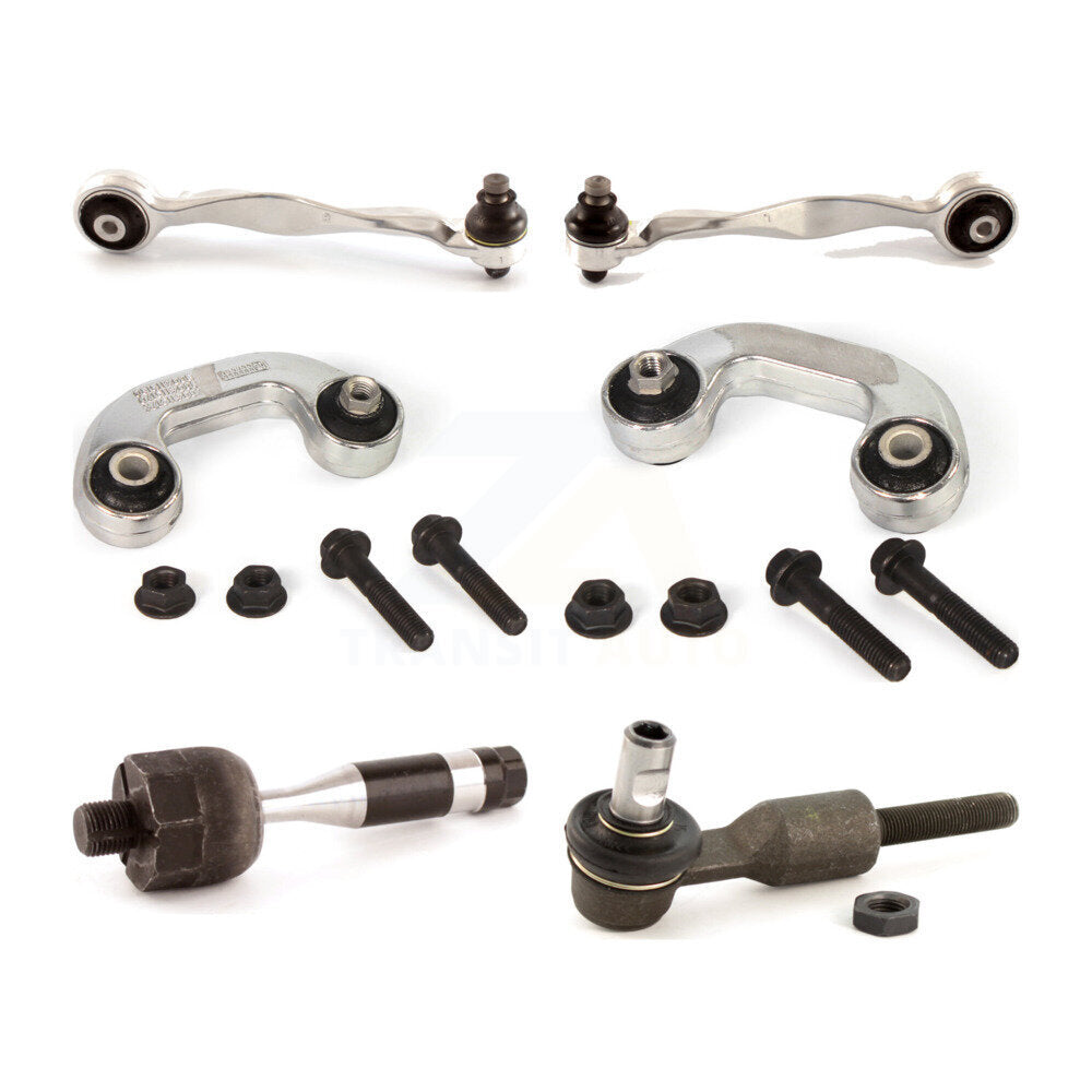 Control Arm And Ball Joint Tie Rod End Link Front Kit (6Pc) For Audi A4 Quattro