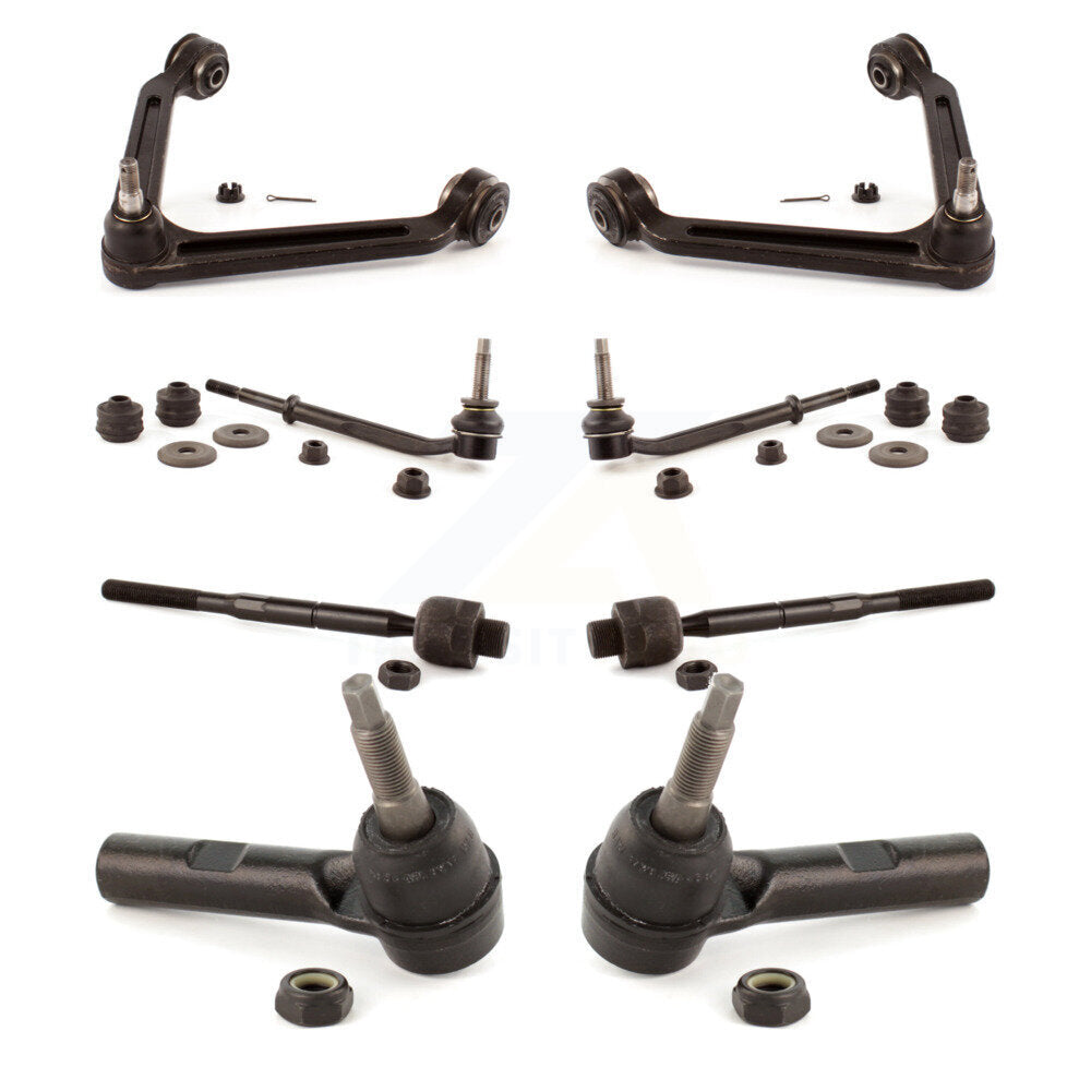 Control Arm And Ball Joint Tie Rod End Link Front Kit For Chrysler Aspen Dodge