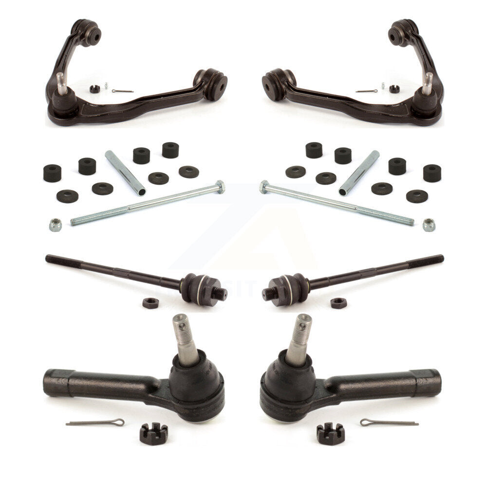 Control Arm Ball Joint Tie Rod End Link Front Kit For Chevrolet GMC Silverado XL
