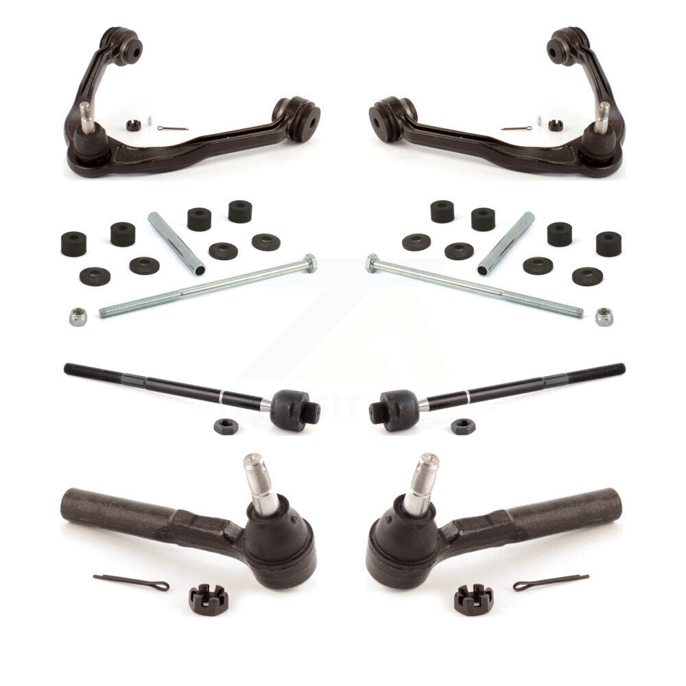 Control Arm & Ball Joint Tie Rod End Link Front Kit For Chevrolet Silverado 1500