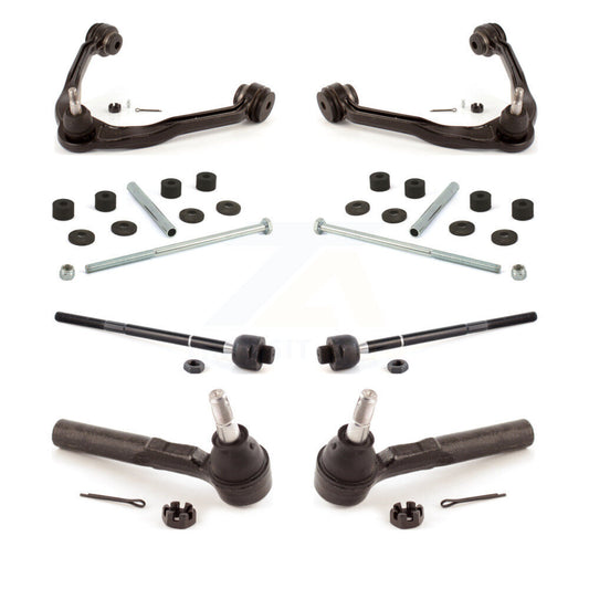 Control Arm & Ball Joint Tie Rod End Link Front Kit For Chevrolet Silverado 1500