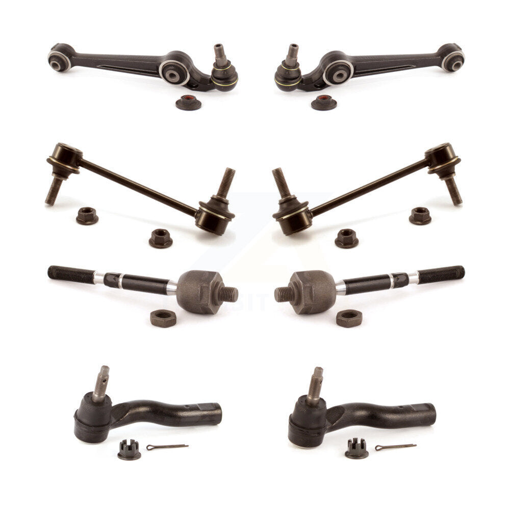 Control Arm Ball Joint Tie Rod End Link Front Kit (8Pc) For Ford Fusion Lincoln