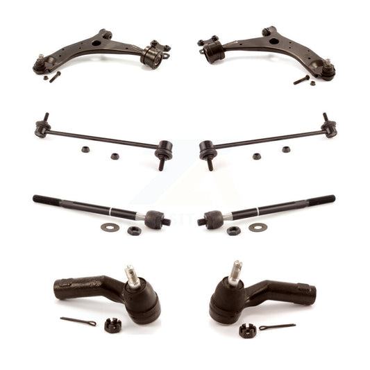 Control Arm And Ball Joint Tie Rod End Link Front Kit (8Pc) For Mazda 3 5 Sport