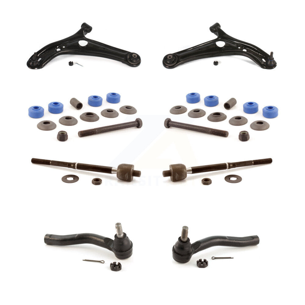 Control Arm Ball Joint Assembly Tie Rod End Link Front Kit (8Pc) For Toyota Echo