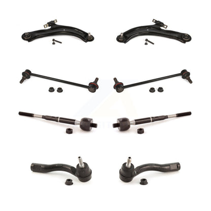Control Arm Ball Joint Tie Rod End Link Front Kit (8Pc) For 07-12 Nissan Sentra