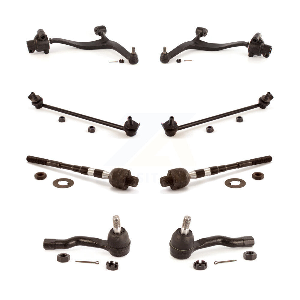 Control Arm & Ball Joint Tie Rod End Link Front Kit (8Pc) For INFINITI FX35 FX45