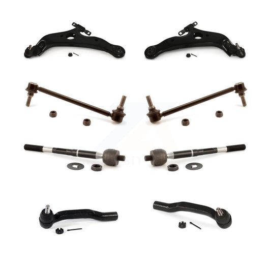 Control Arm Ball Joint Tie Rod End Link Front Kit (8Pc) For 04-10 Toyota Sienna