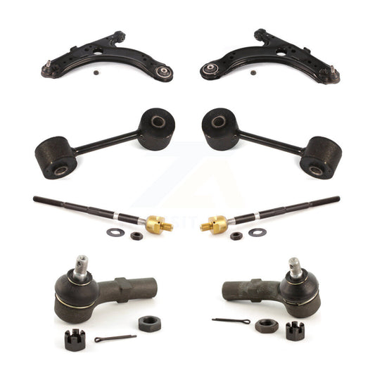 Control Arm And Ball Joint Tie Rod End Link Front Kit (8Pc) For Volkswagen Jetta