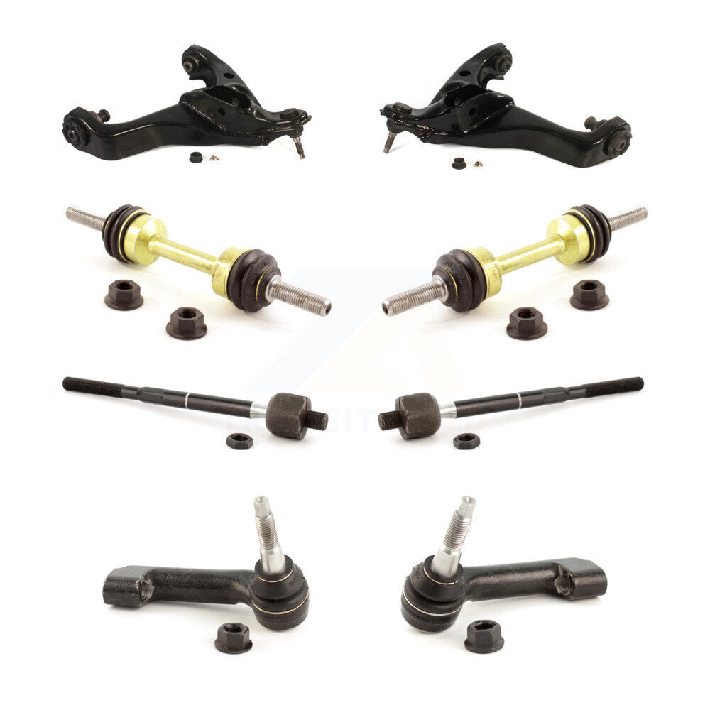 Control Arm & Ball Joint Tie Rod End Link Front Kit (8Pc) For Ford F-150 Lincoln
