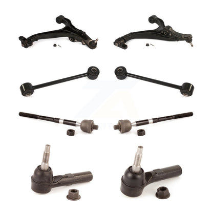 Control Arm Ball Joint Tie Rod End Link Front Kit (8Pc) For Jeep Grand Cherokee