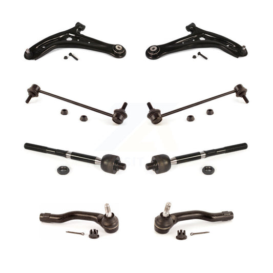 Control Arm & Ball Joint Tie Rod End Link Front Kit (8Pc) For 2011-2014 Mazda 2