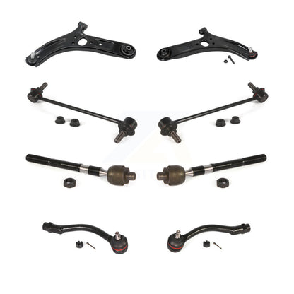 Suspension Control Arm & Ball Joint Tie Rod End Link Front Kit (8Pc) For Kia Rio