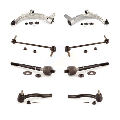 Control Arm Ball Joint Tie Rod End Link Front Kit (8Pc) For 2007-2013 Acura MDX