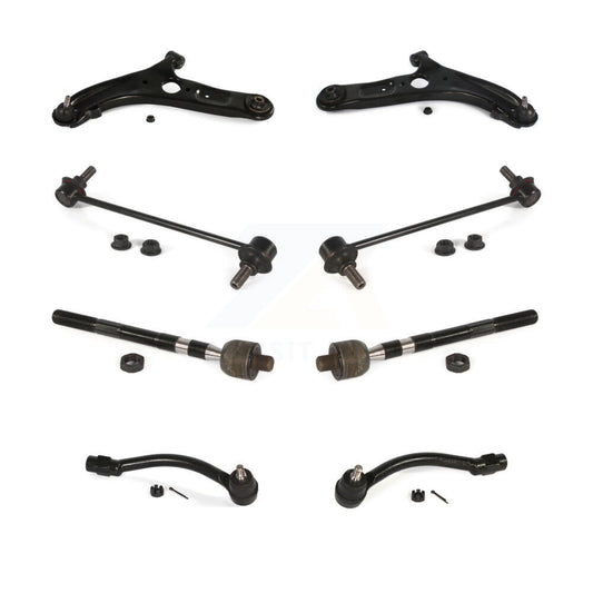 Control Arm & Ball Joint Tie Rod End Link Front Kit (8Pc) For Hyundai Elantra GT