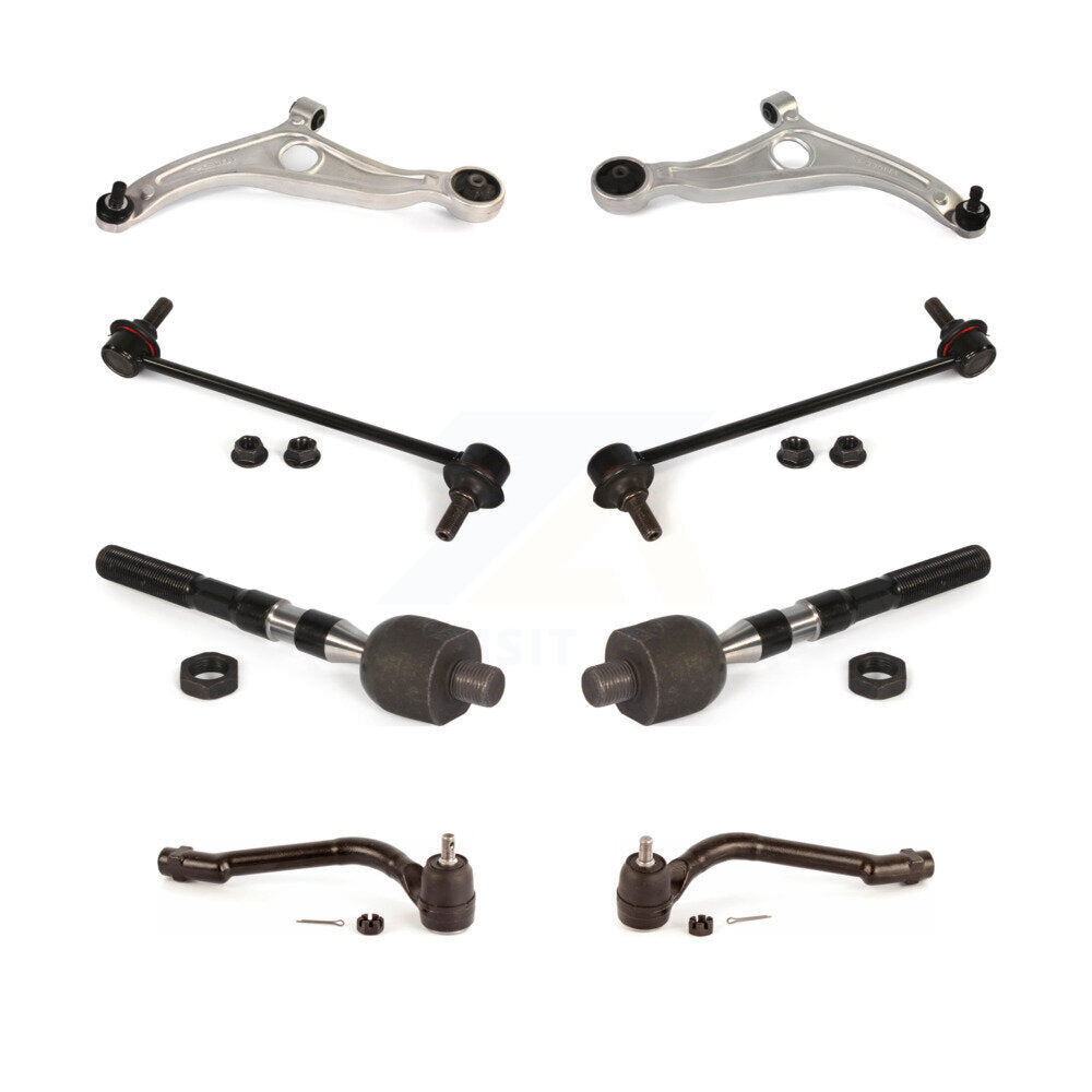 Control Arm & Ball Joint Tie Rod End Link Front Kit (8Pc) For Hyundai Sonata Kia