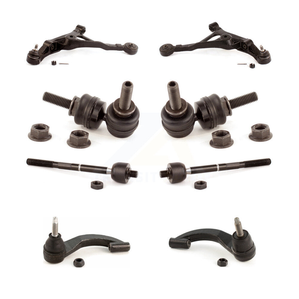 Control Arm And Ball Joint Tie Rod End Link Front Kit (8Pc) For Chrysler Sebring