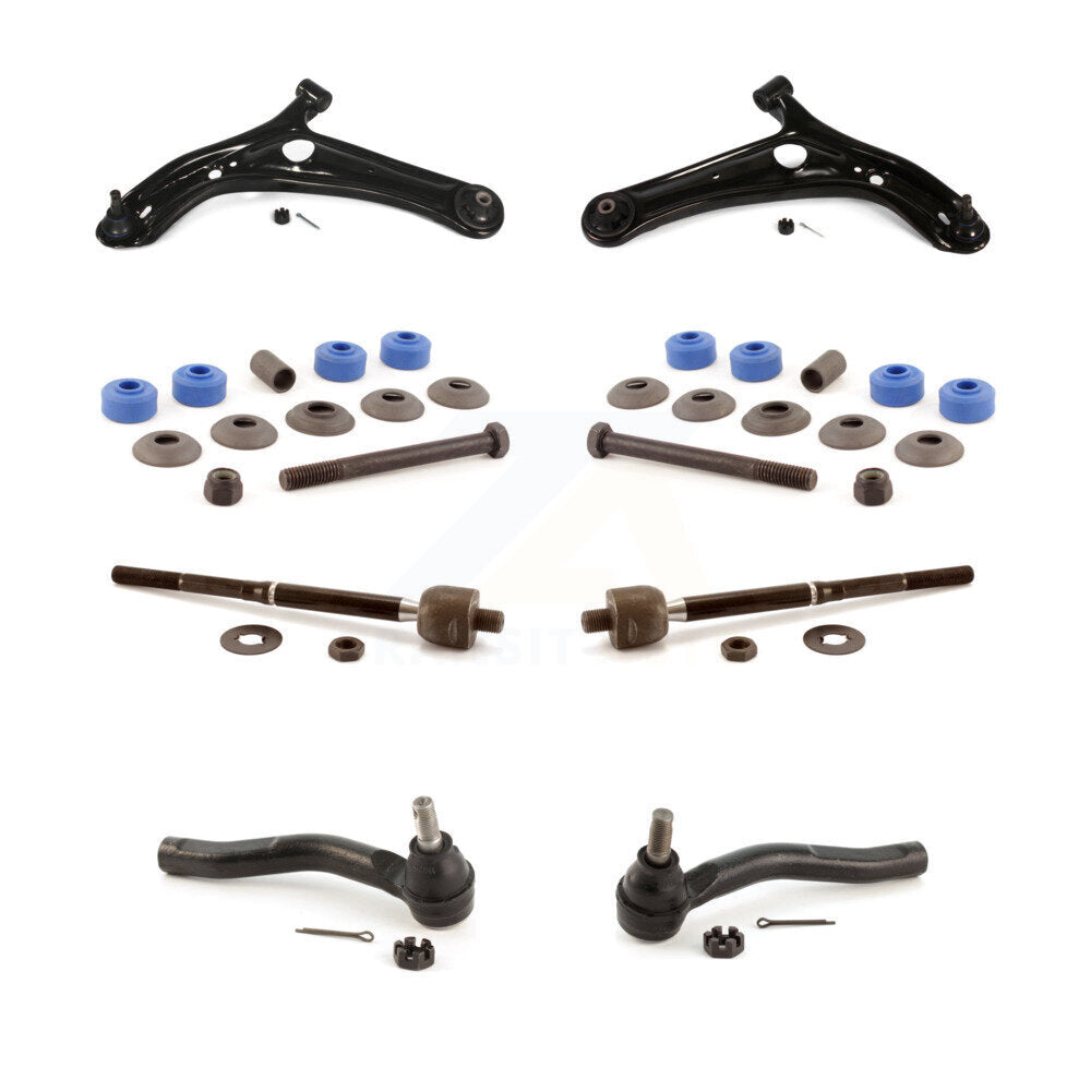 Control Arm Ball Joint Assembly Tie Rod End Link Front Kit (8Pc) For Toyota Echo