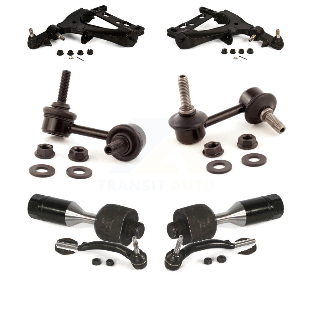 Control Arm Ball Joint Tie Rod End Link Front Kit (8Pc) For GMC Envoy Chevrolet