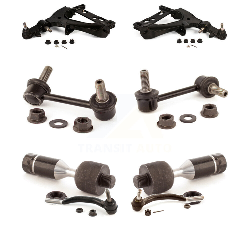 Control Arm Ball Joint Tie Rod End Link Front Kit (8Pc) For GMC Chevrolet Envoy