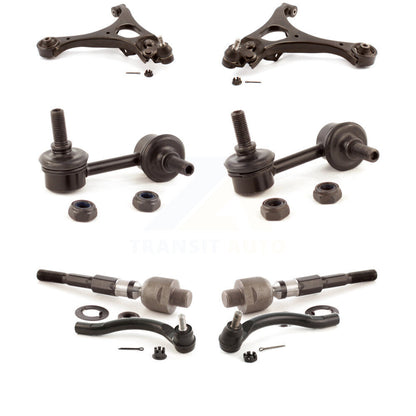 Control Arm & Ball Joint Tie Rod End Link Front Kit (8Pc) For Honda Civic Acura