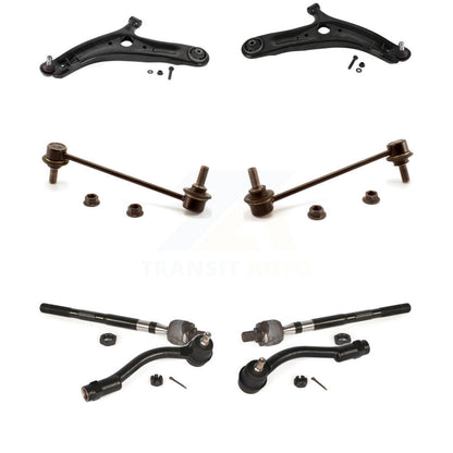 Suspension Control Arm Ball Joint Tie Rod End Link Front Kit (8Pc) For Kia Soul