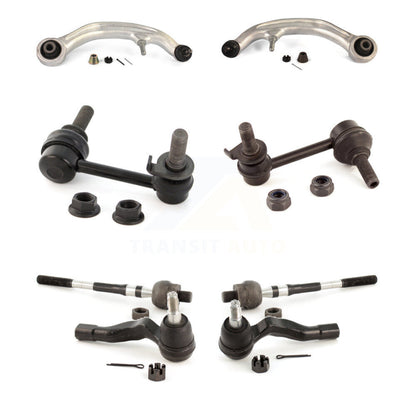 Control Arm And Ball Joint Tie Rod End Bar Link Front Kit (8Pc) For INFINITI G35