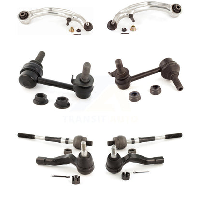 Control Arm Ball Joint Tie Rod End Link Front Kit (8Pc) For INFINITI G35 Nissan