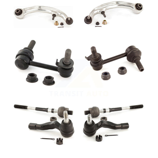 Control Arm Ball Joint Tie Rod End Link Front Kit (8Pc) For INFINITI G35 Nissan