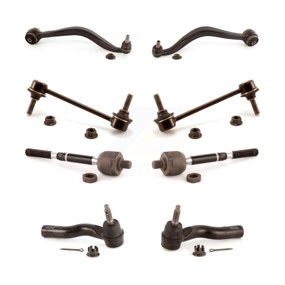 Control Arm Ball Joint Tie Rod End Link Front Kit (8Pc) For Ford Fusion Lincoln