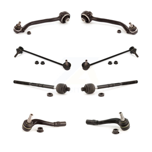 Arm Ball Joint Tie Rod End Link Front Kit (8Pc) For Mercedes-Benz C230 C240 C280