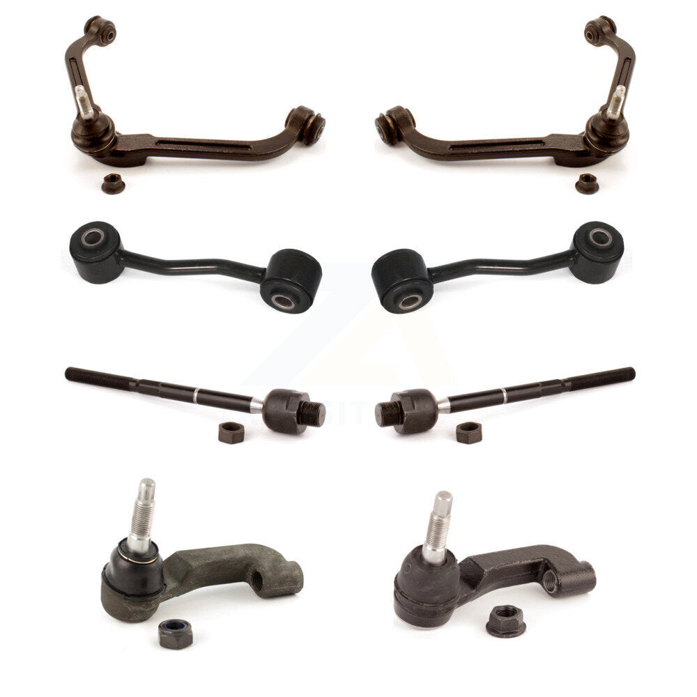 Control Arm & Ball Joint Tie Rod End Link Front Kit (8Pc) For 02-05 Jeep Liberty