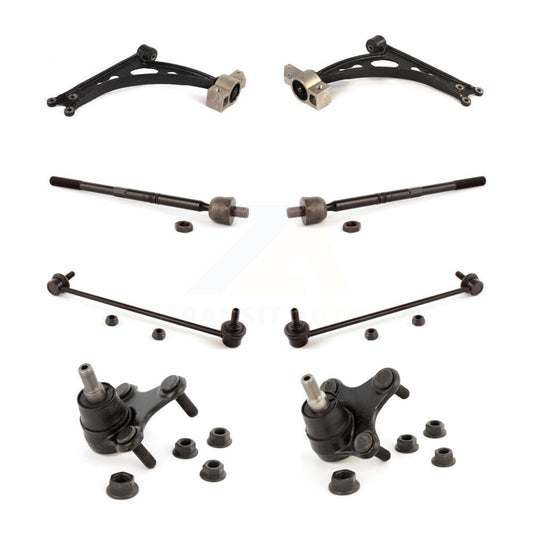 Suspension Control Arm Tie Rod End Link Ball Joint Front Kit (8Pc) For Jetta GTI