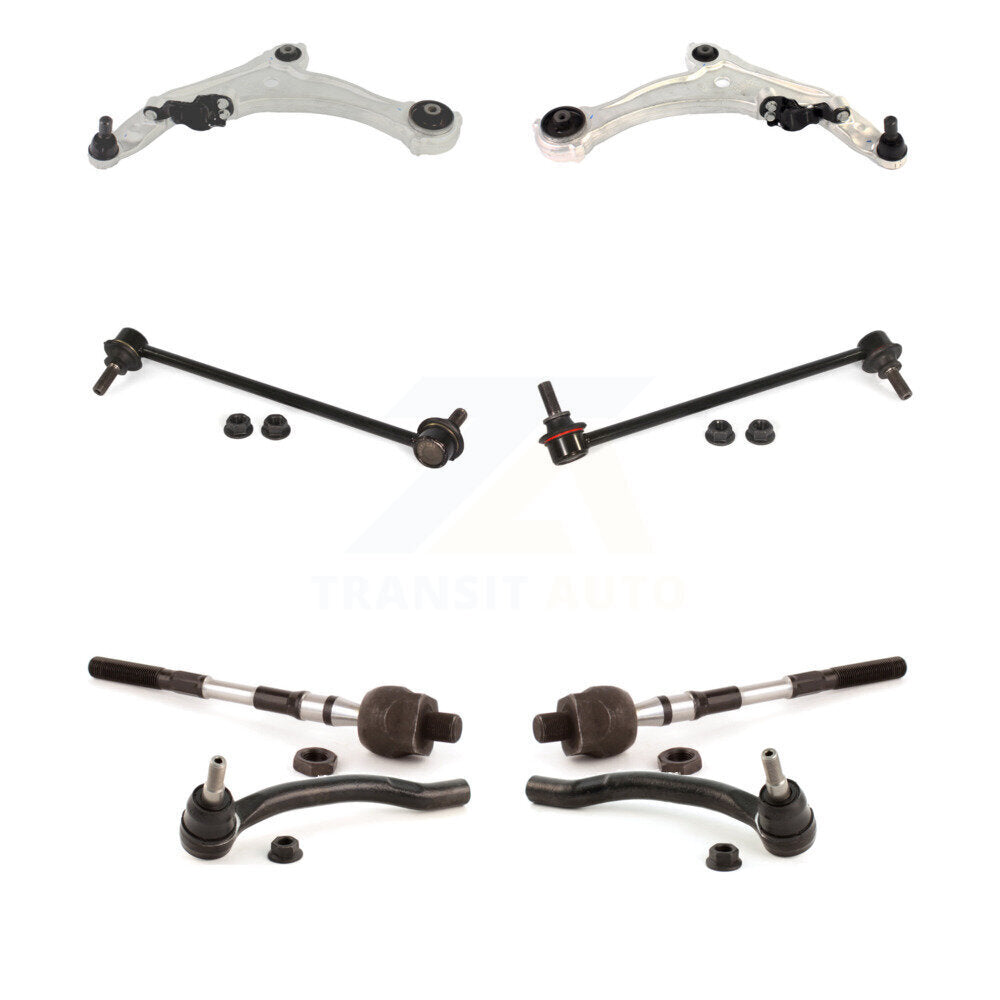Control Arm Ball Joint Tie Rod End Link Front Kit (8Pc) For 09-14 Nissan Maxima