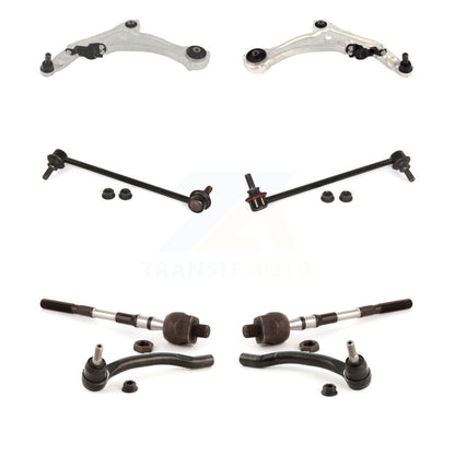 Control Arm Ball Joint Tie Rod End Link Front Kit (8Pc) For 09-14 Nissan Maxima