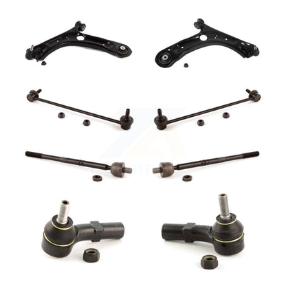 Control Arm And Ball Joint Tie Rod End Link Front Kit (8Pc) For Volkswagen Jetta