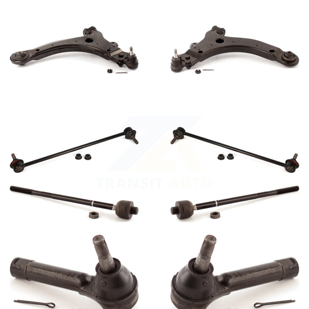 Control Arm And Ball Joint Tie Rod End Link Front Kit (8Pc) For Pontiac Montana