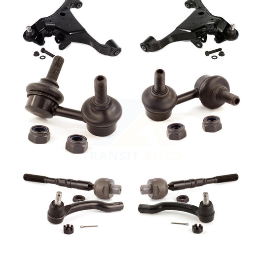 Control Arm And Ball Joint Tie Rod End Link Front Kit (8Pc) For Nissan Frontier