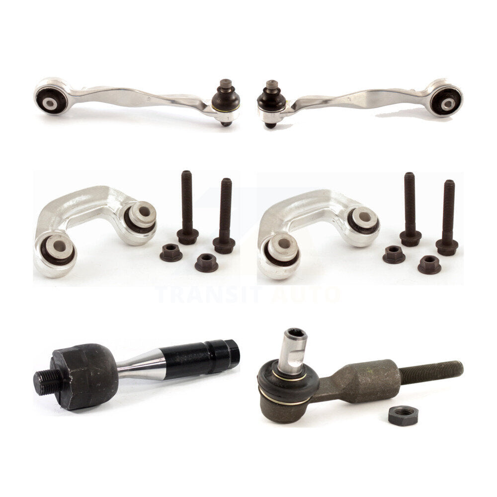 Control Arm Ball Joint Tie Rod End Link Front Kit (6Pc) For Volkswagen Passat A4