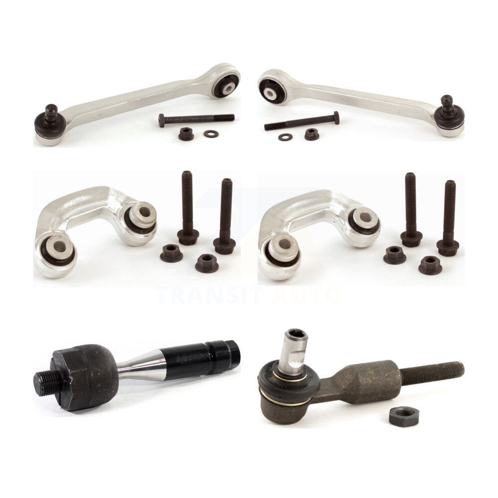 Control Arm Ball Joint Tie Rod End Link Front Kit (6Pc) For Volkswagen Passat A4
