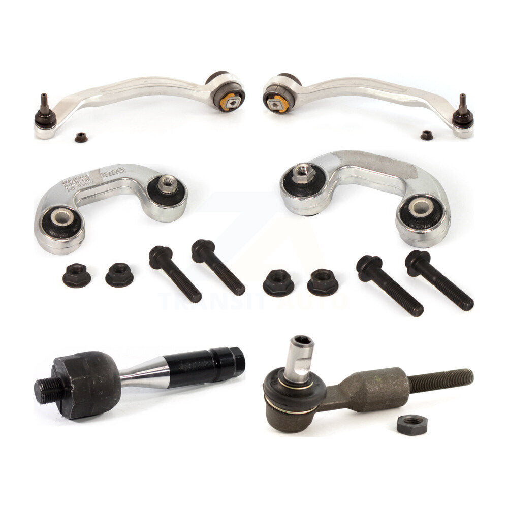Control Arm And Ball Joint Tie Rod End Link Front Kit (6Pc) For Audi A4 Quattro