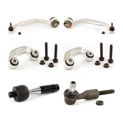 Control Arm Ball Joint Tie Rod End Link Front Kit (6Pc) For Volkswagen Passat A4