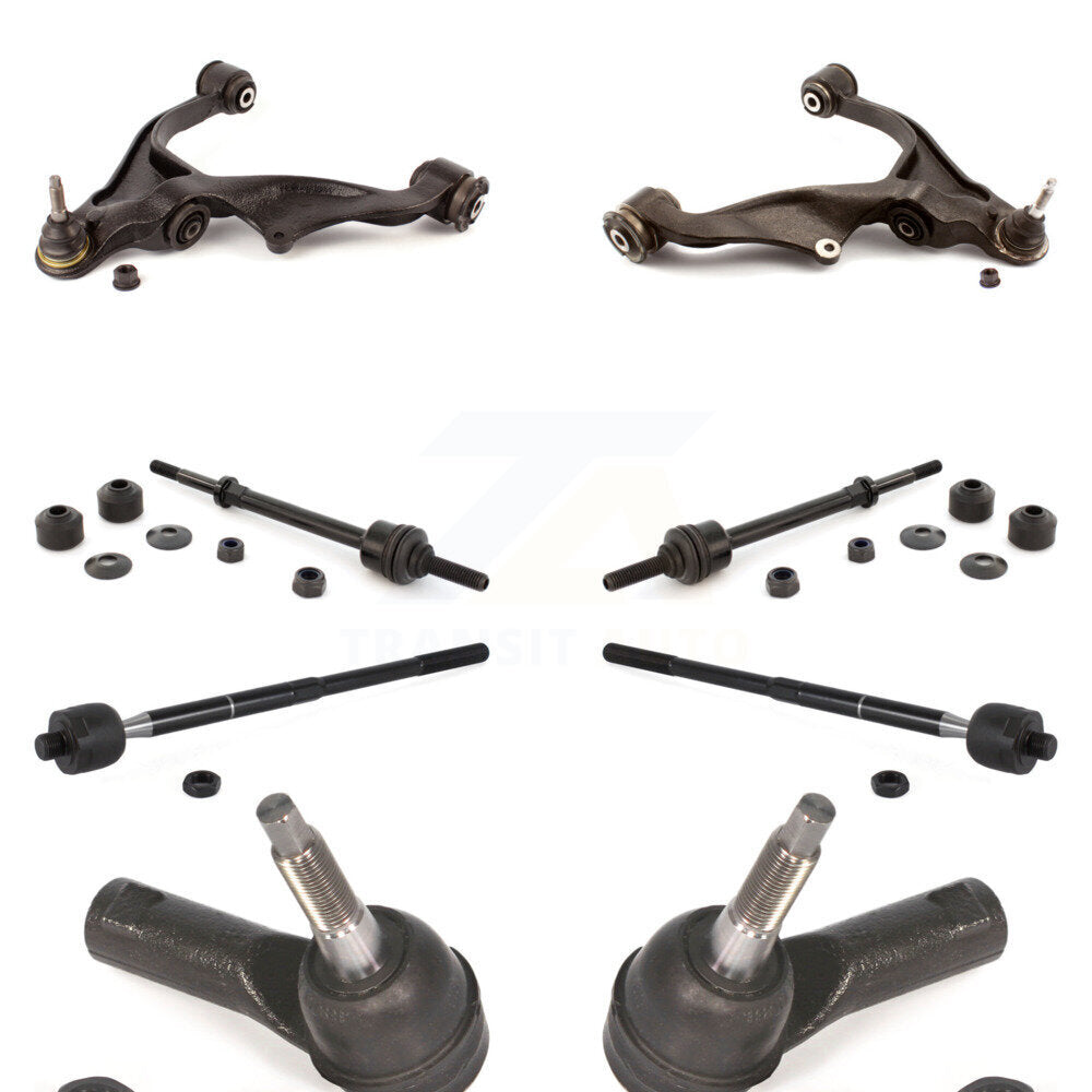 Control Arm And Ball Joint Tie Rod End Link Front Kit (8Pc) For Ram 1500 Classic