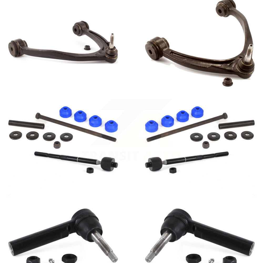 Control Arm Ball Joint Tie Rod End Link Front Kit (8Pc) For GMC Sierra 1500 ESV