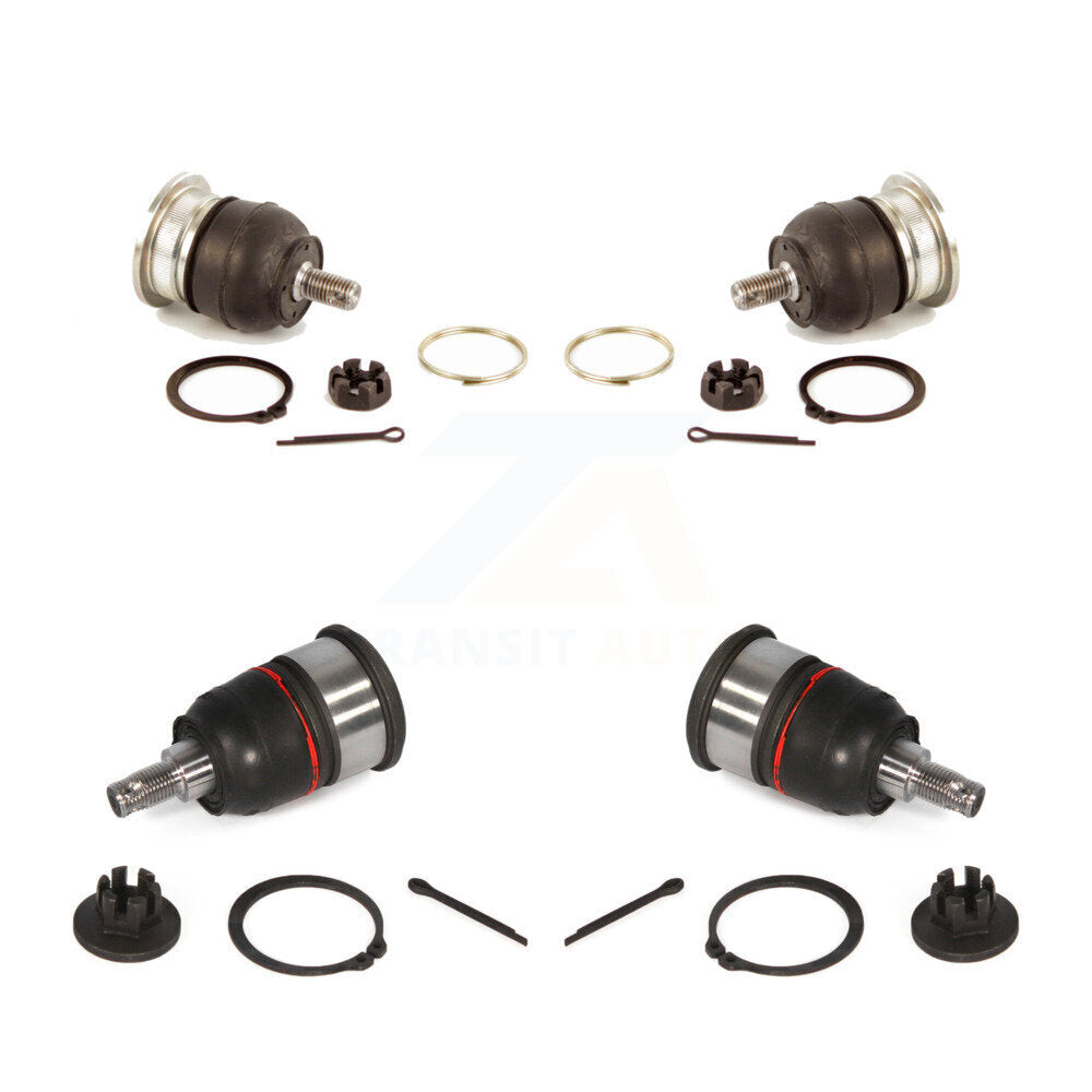 Lower & Upper Suspension Ball Joints Front Kit For 2004-2008 Acura TL