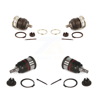 Lower & Upper Suspension Ball Joints Front Kit For 2004-2008 Acura TL