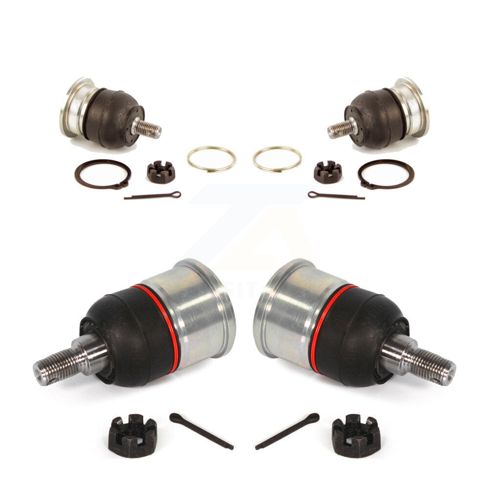 Lower & Upper Suspension Ball Joints Front Kit For 2009-2014 Acura TL