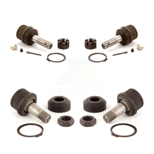 Lower & Upper Suspension Ball Joints Front Kit For Ford F-150 F-250 Bronco F-350