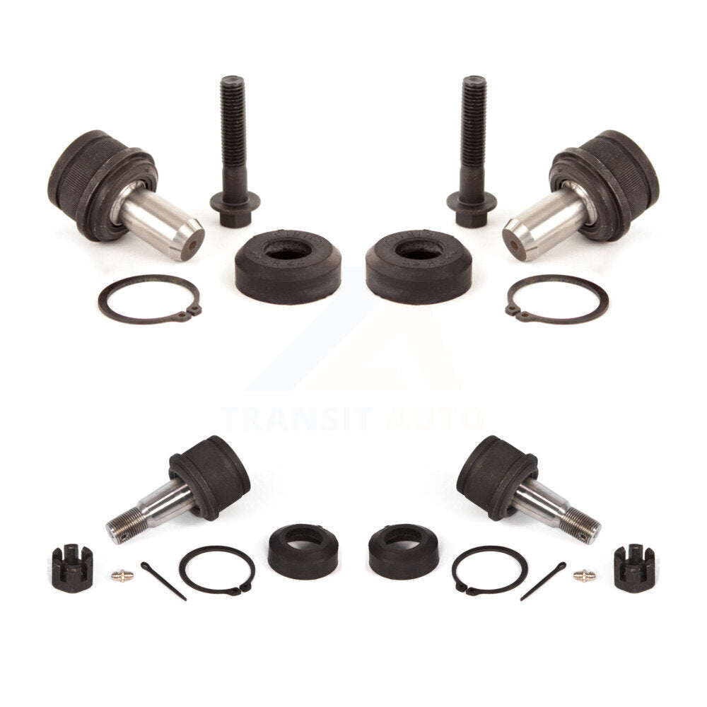Lower & Upper Suspension Ball Joints Front Kit For Ford F-250 F-350 HD RWD