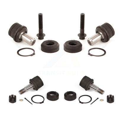 Lower & Upper Suspension Ball Joints Front Kit For Ford F-250 F-350 HD RWD